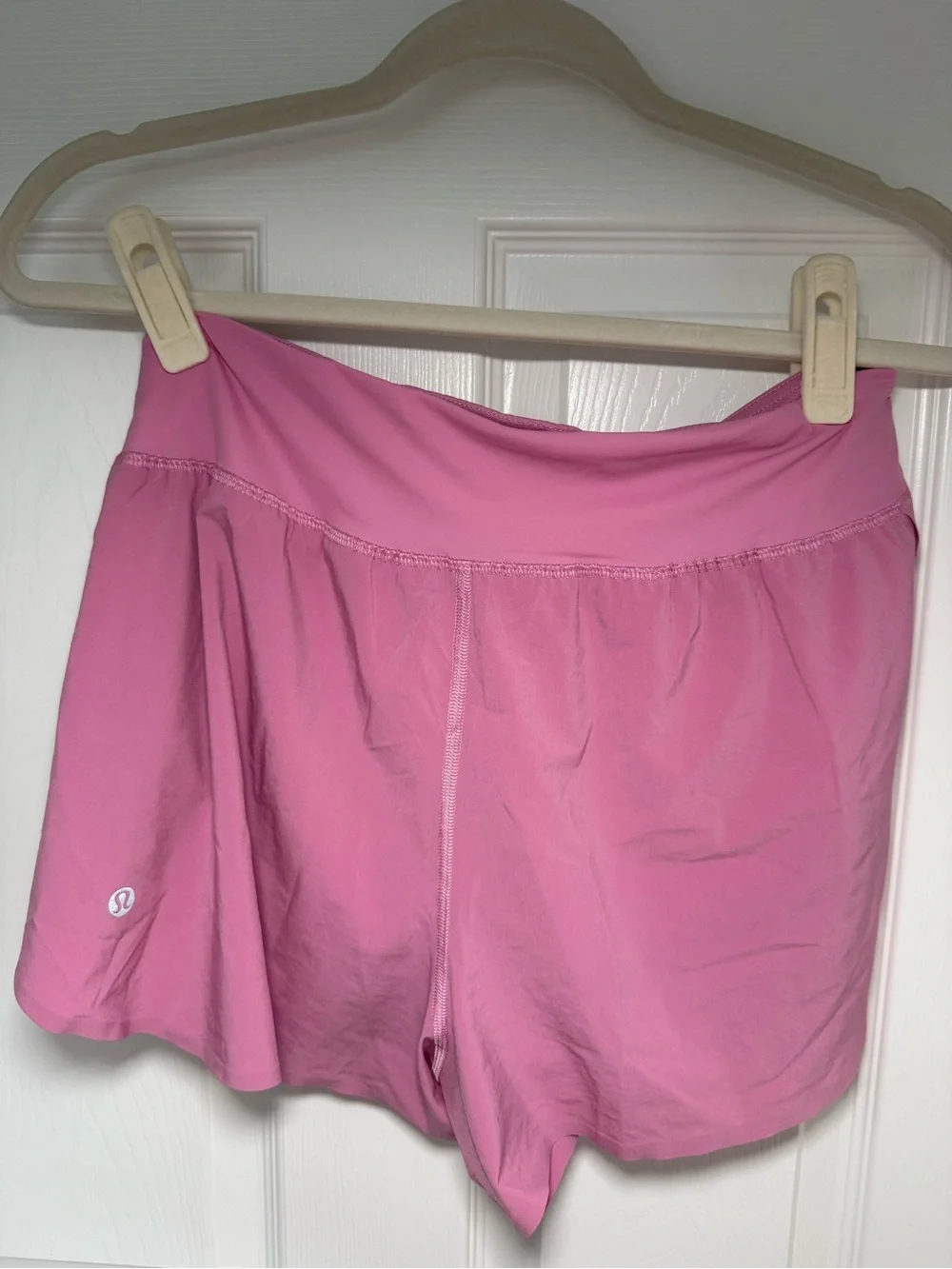 Lululemon Fast and Free High Rise Split Short 3in Pink Frosting - Picture 2 of 3